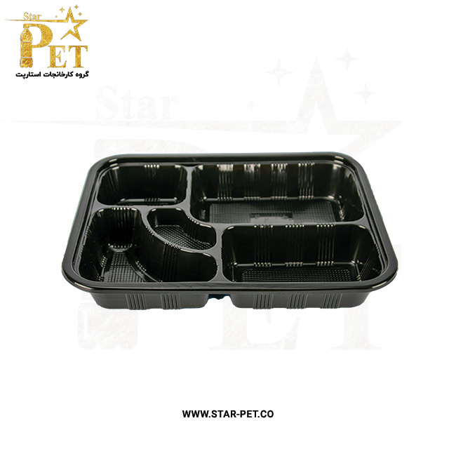 ظرف یکبار مصرف پنج خانه درنا