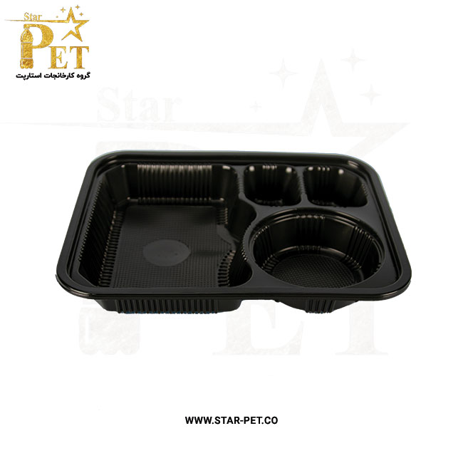 ظرف یکبار مصرف چهار خانه خورشید