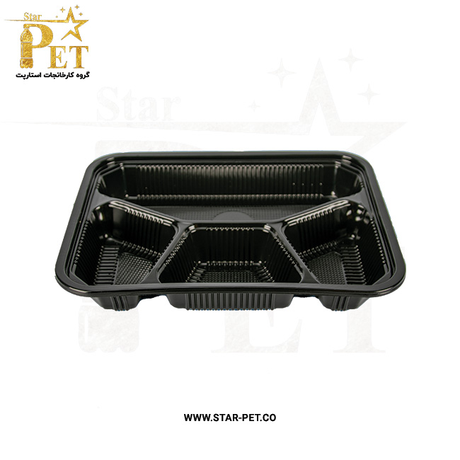 ظرف یکبار مصرف چهار خانه تابان