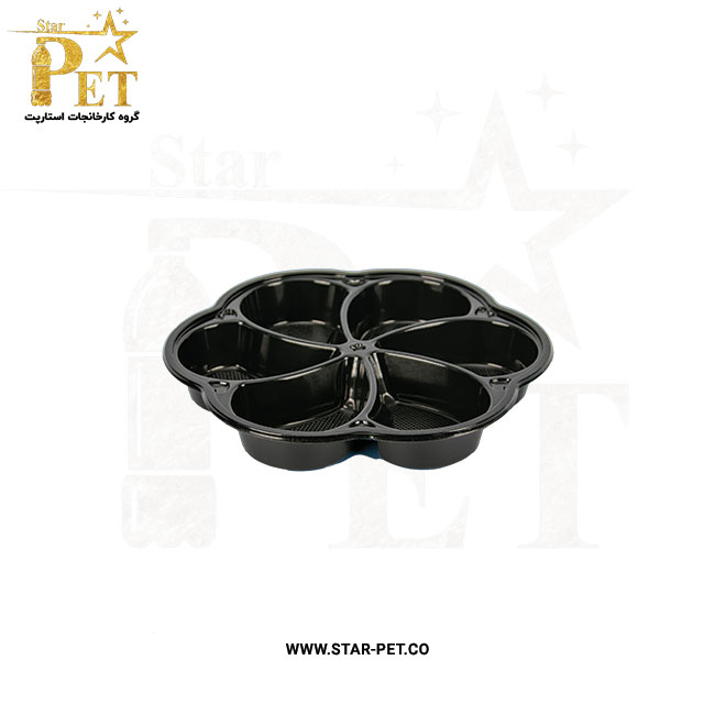 ظرف یکبار مصرف شش خانه ستاره