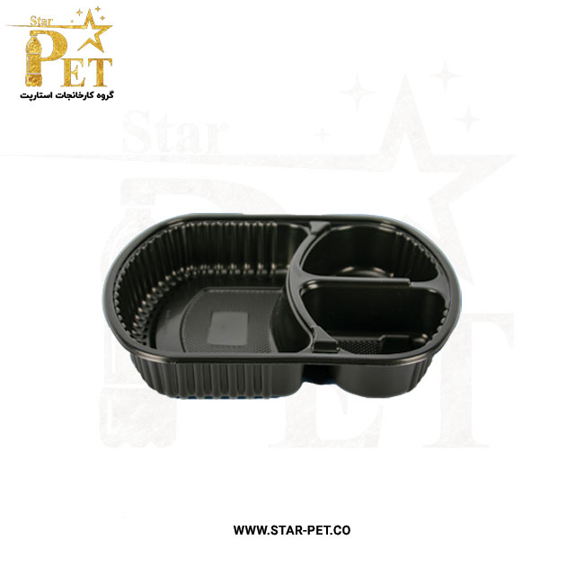 ظرف یکبار مصرف سه خانه رویا